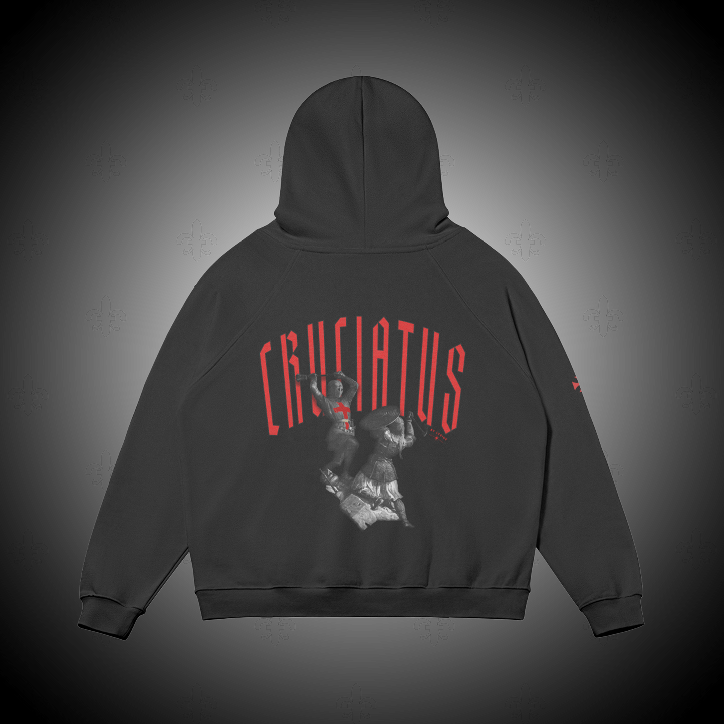 Sweat hoodie streetwear croisade croisé chevalier cruciatus lysius vêtement