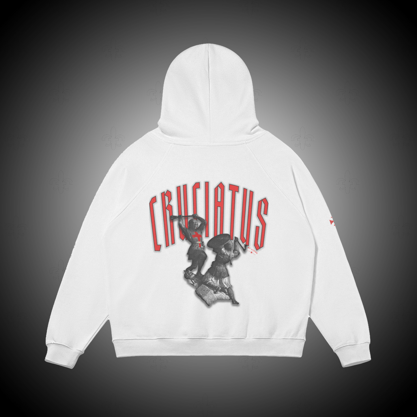 Sweat hoodie streetwear croisade croisé chevalier cruciatus lysius vêtement