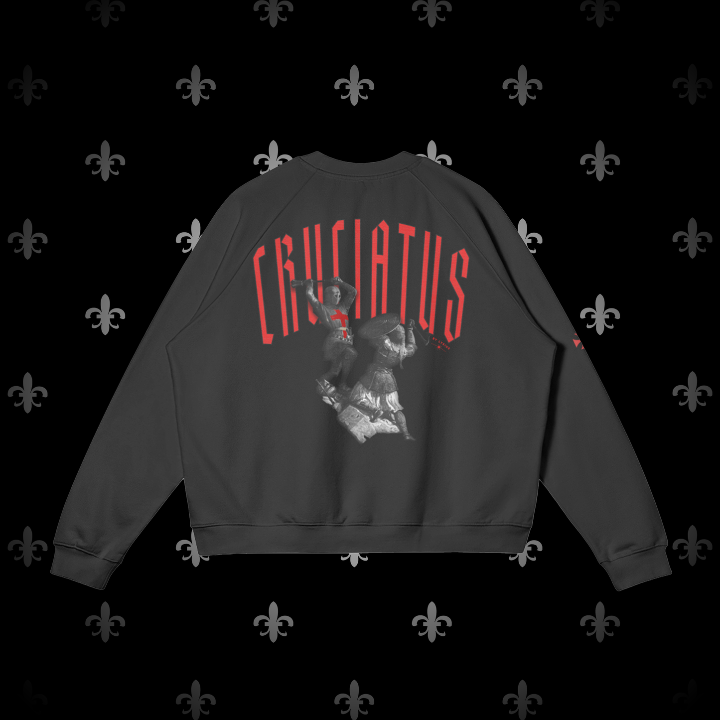 Sweat streetwear croisade croisé chevalier cruciatus lysius vêtement