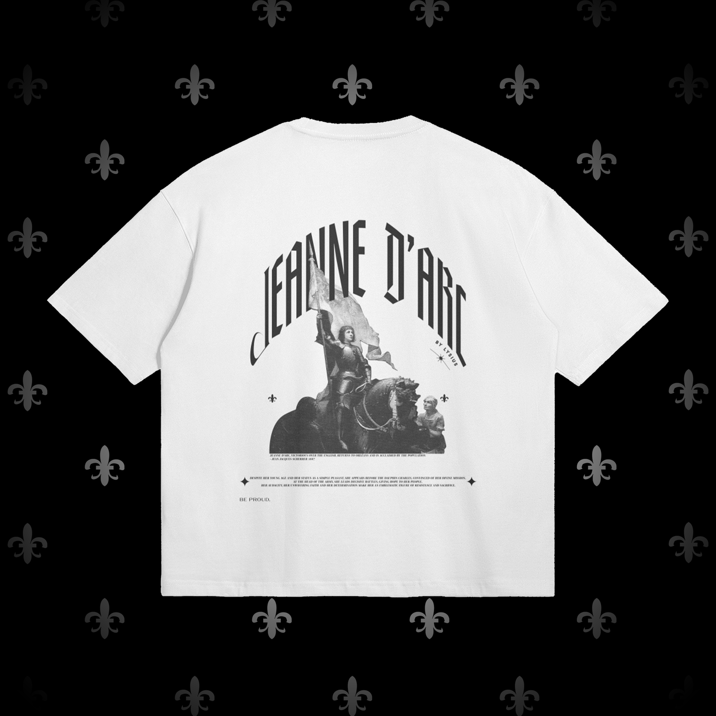 t-shirt streetwear jeanne d'arc joan of arc lysius vêtement