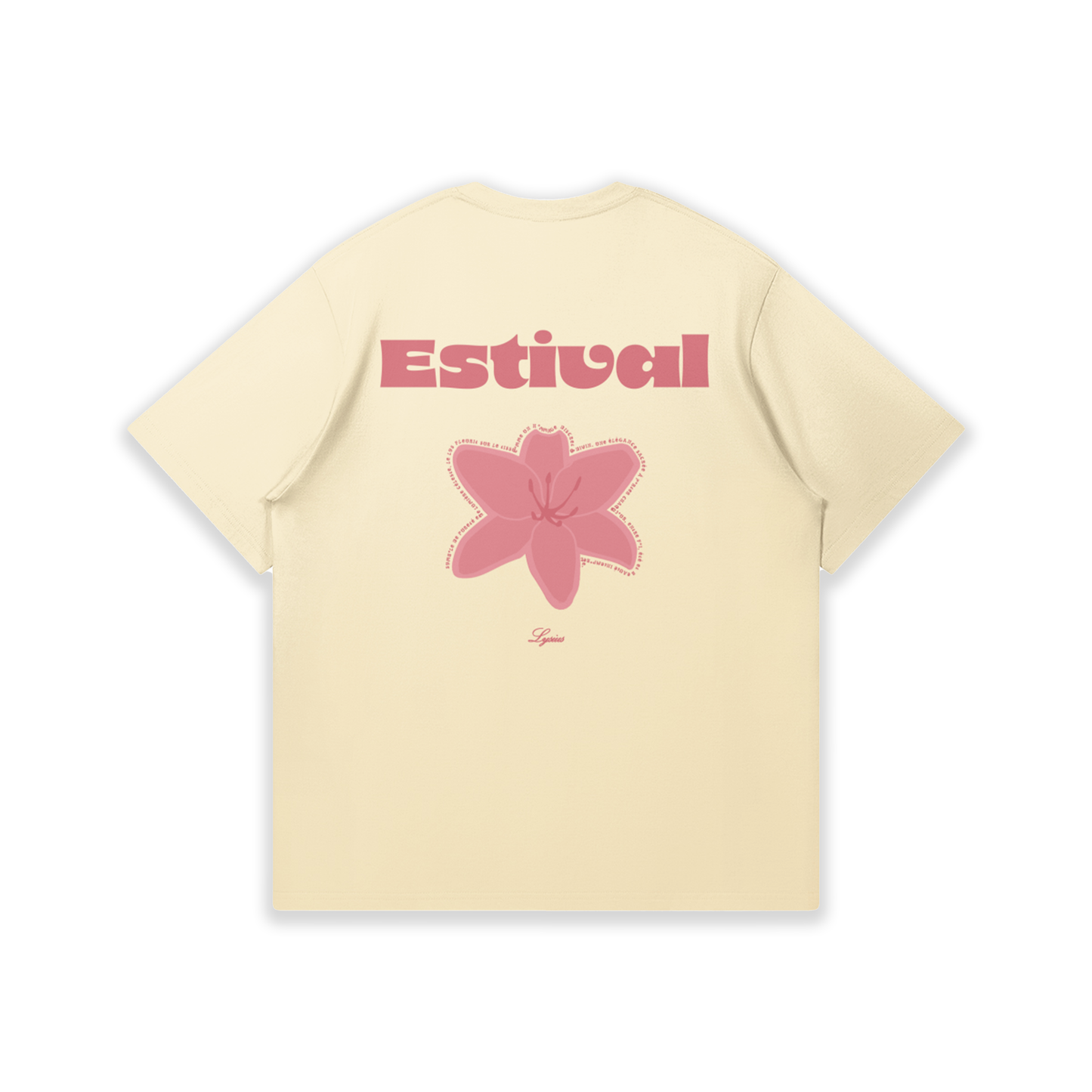 t-shirt streetwear estival rosée été lysius