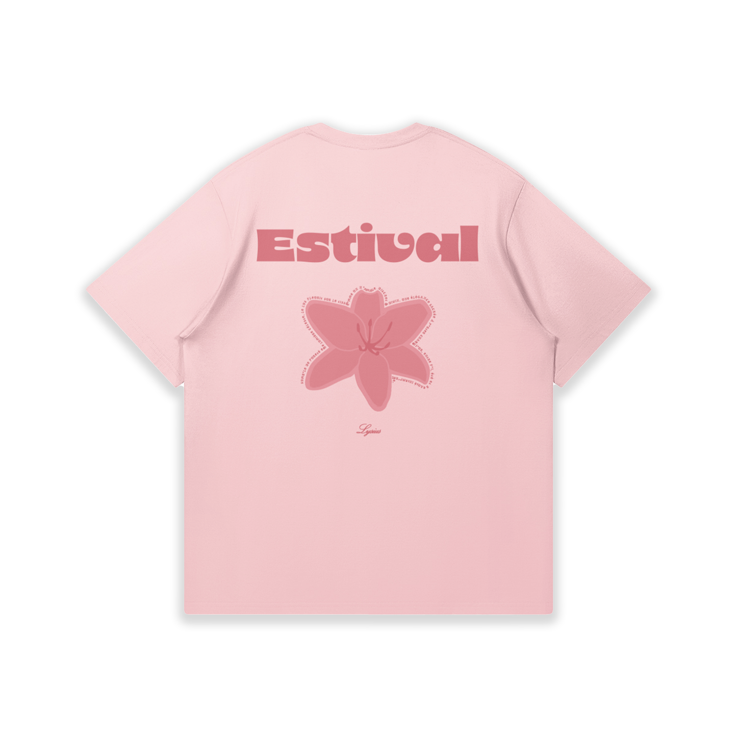 t-shirt streetwear estival rosée été lysius