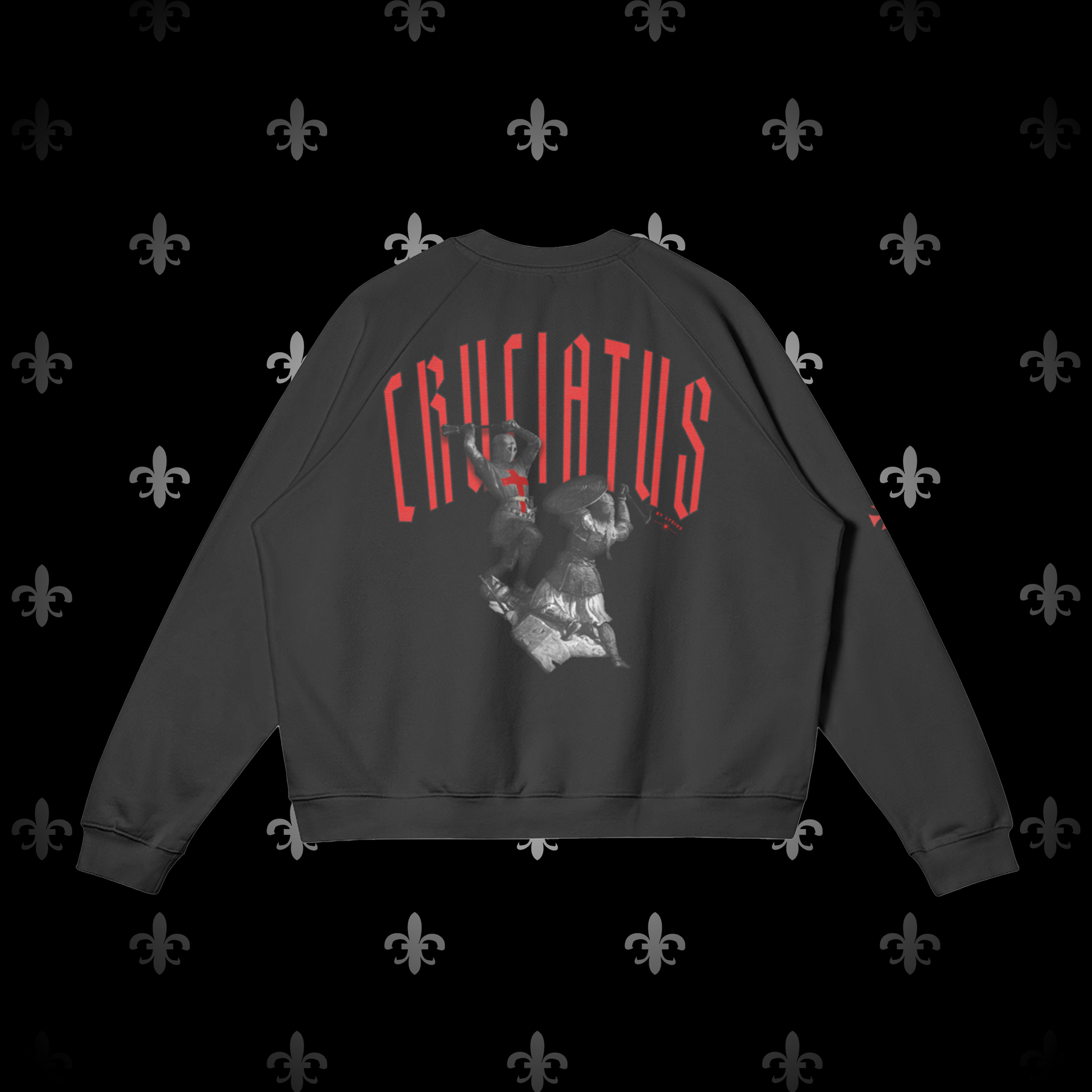 Sweat streetwear croisade croisé chevalier cruciatus lysius vêtement 