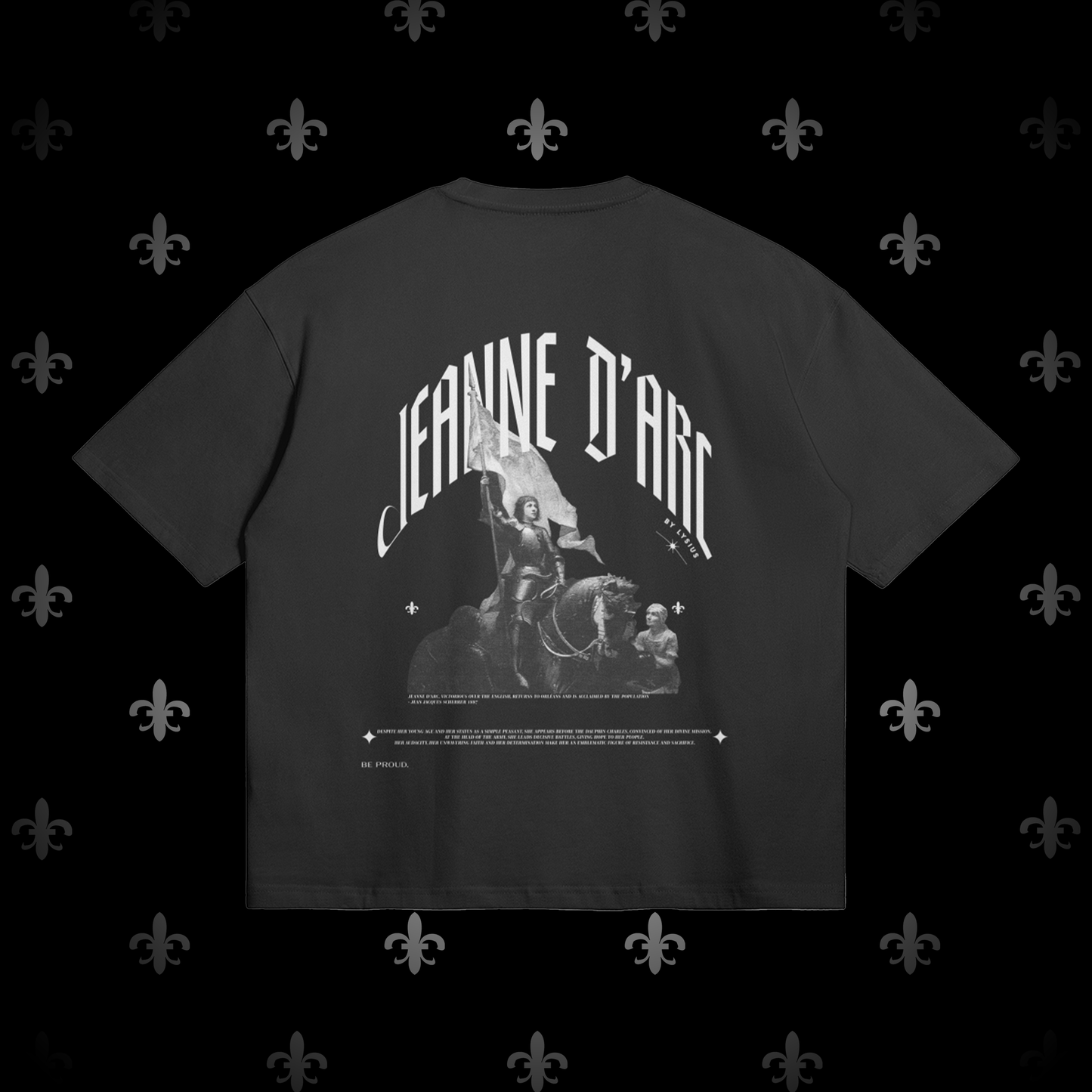 t-shirt streetwear jeanne d'arc joan of arc lysius vêtement 